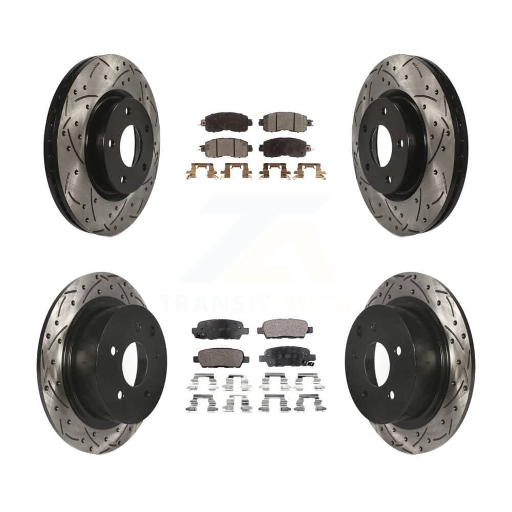 Transit Auto - KDT-100416 - Front and Rear Disc Brake Kits