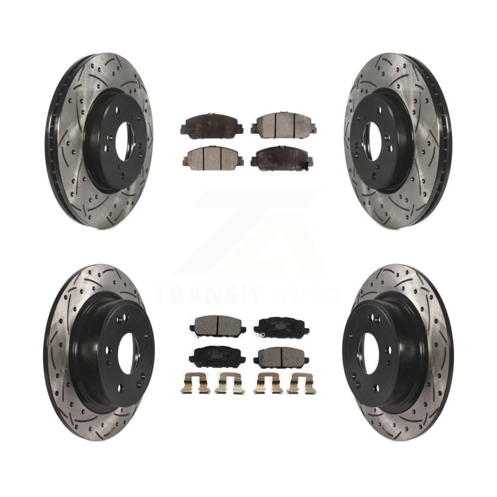 Transit Auto - KDT-100608 - Front and Rear Disc Brake Kits