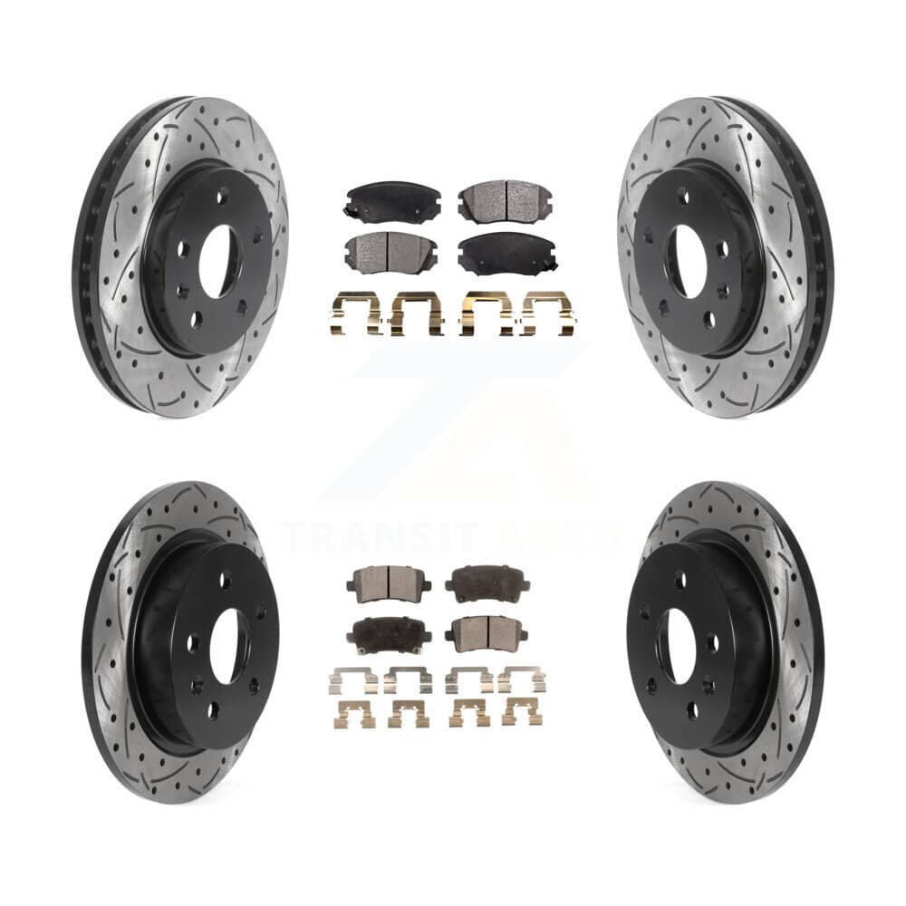 Transit Auto - KDT-100809 - Front and Rear Disc Brake Kits