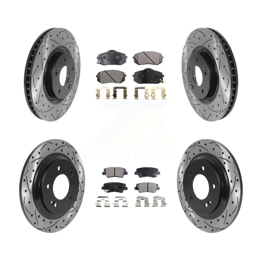 Transit Auto - KDT-100872 - Front and Rear Disc Brake Kits