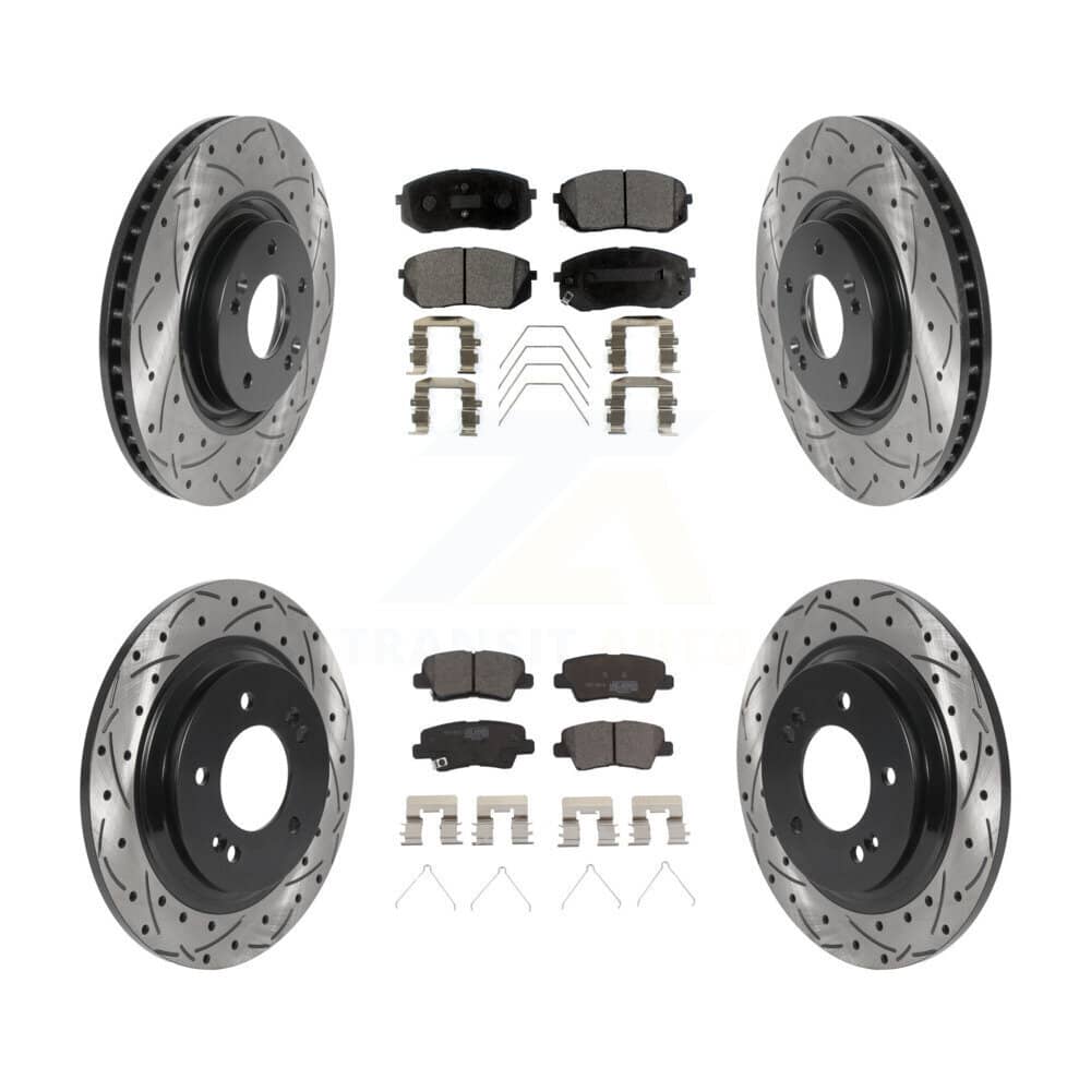Transit Auto - KDT-100880 - Front and Rear Disc Brake Kits