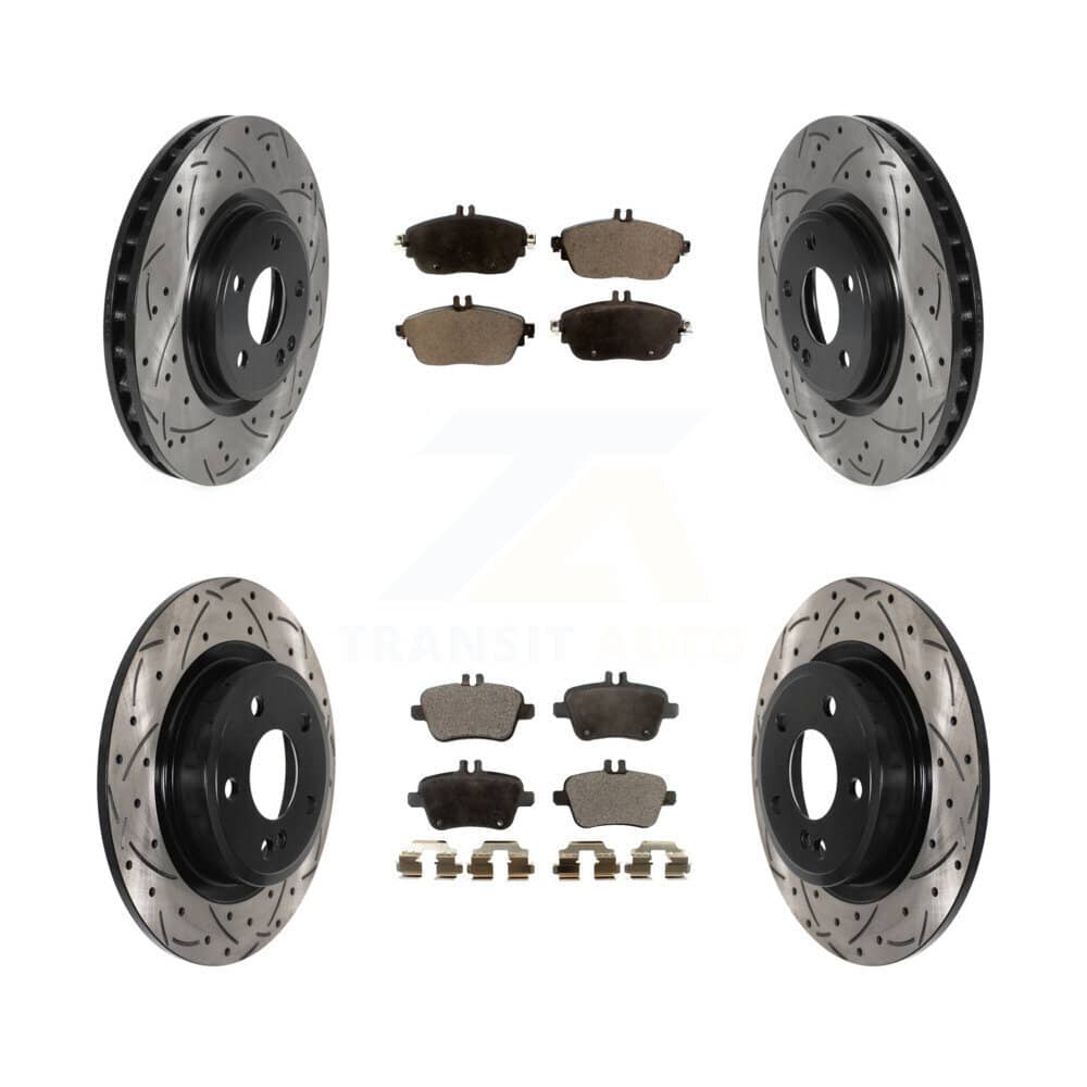 Transit Auto - KDT-100891 - Front and Rear Disc Brake Kits
