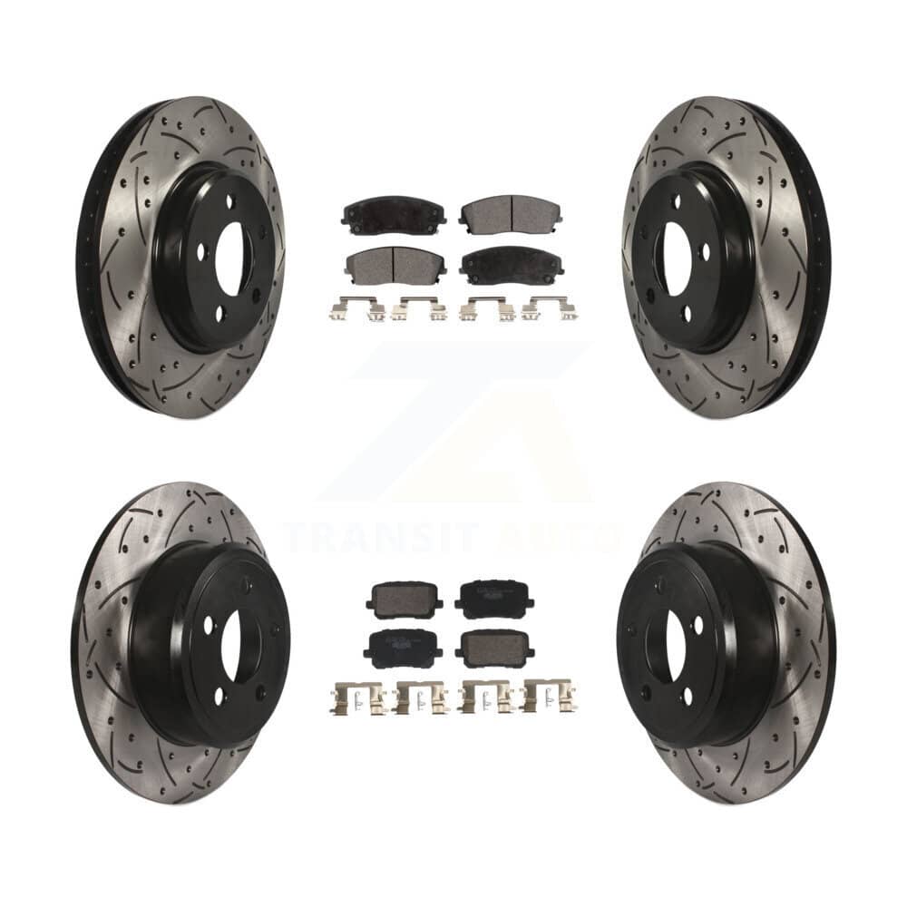 Transit Auto - KDT-101216 - Front and Rear Disc Brake Kits