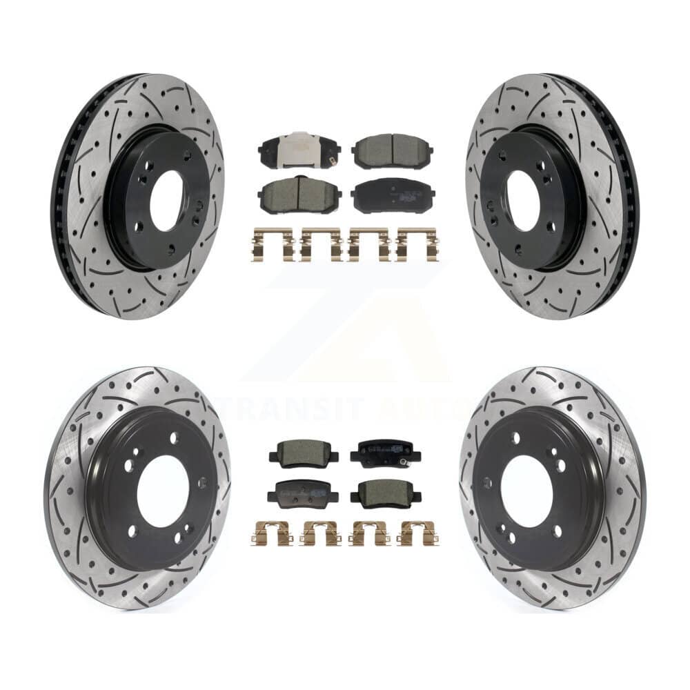 Transit Auto - KDT-101237 - Front and Rear Disc Brake Kits