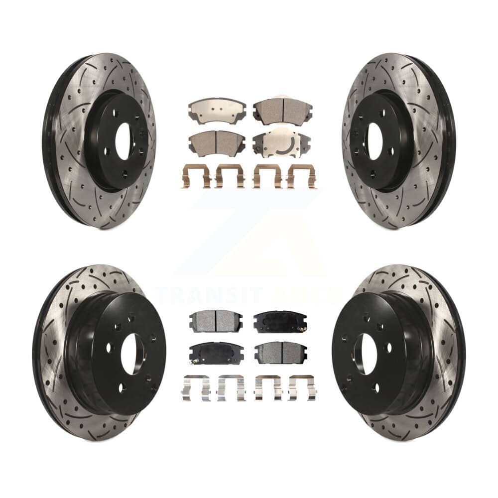 Transit Auto - KDT-101896 - Front and Rear Disc Brake Kits