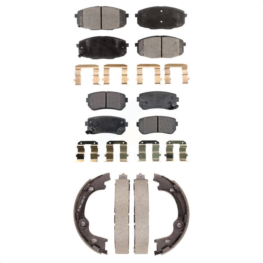 Transit Auto - KFN-100591 - Front and Rear Disc Brake Pad Kits