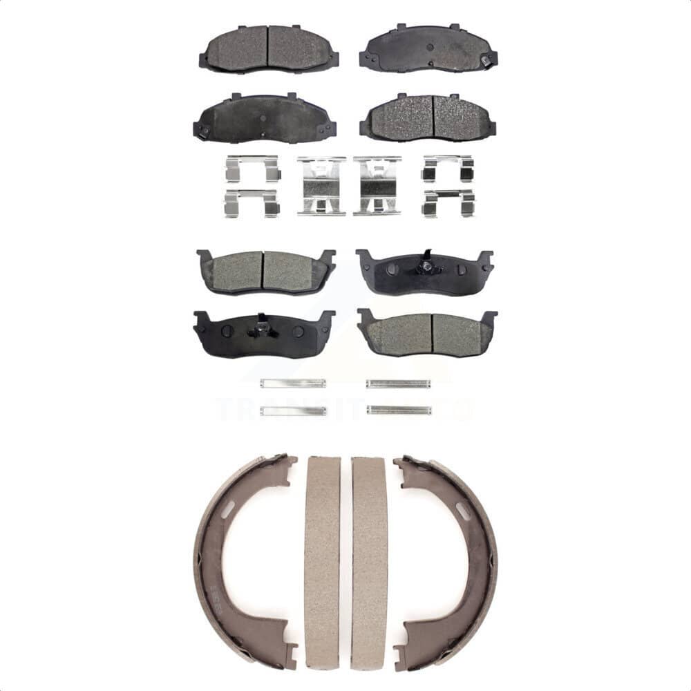 Transit Auto - KFN-100626 - Front and Rear Disc Brake Pad Kits