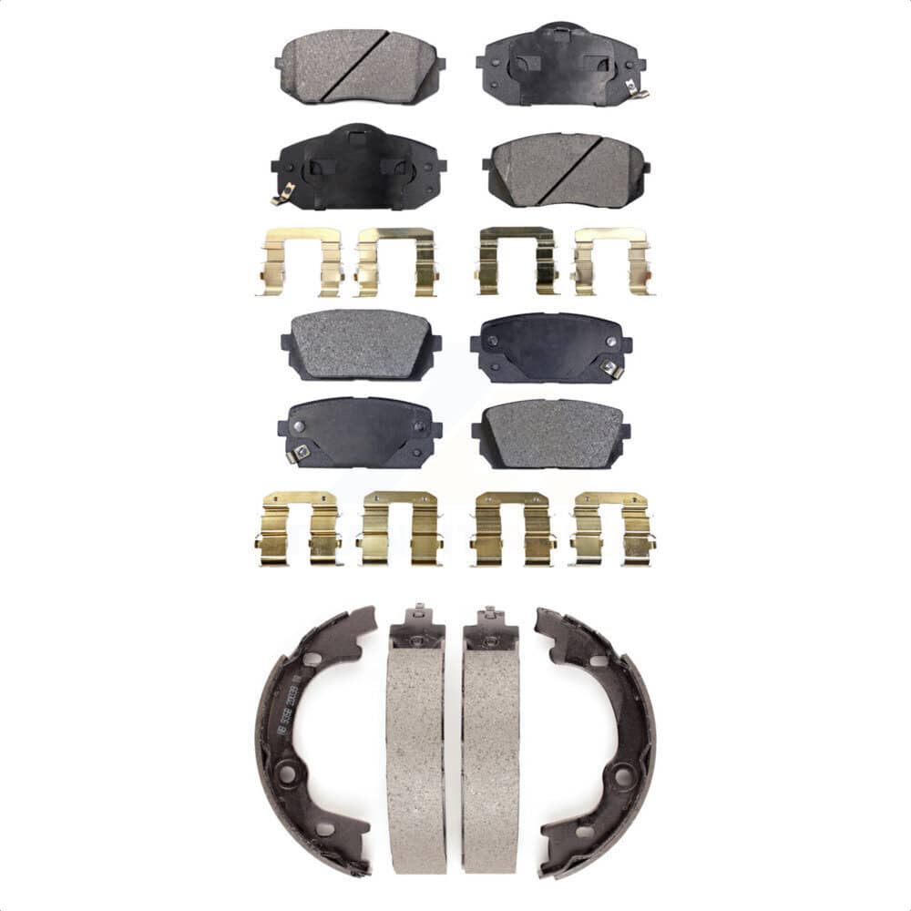 Transit Auto - KFN-100718 - Front and Rear Disc Brake Pad Kits