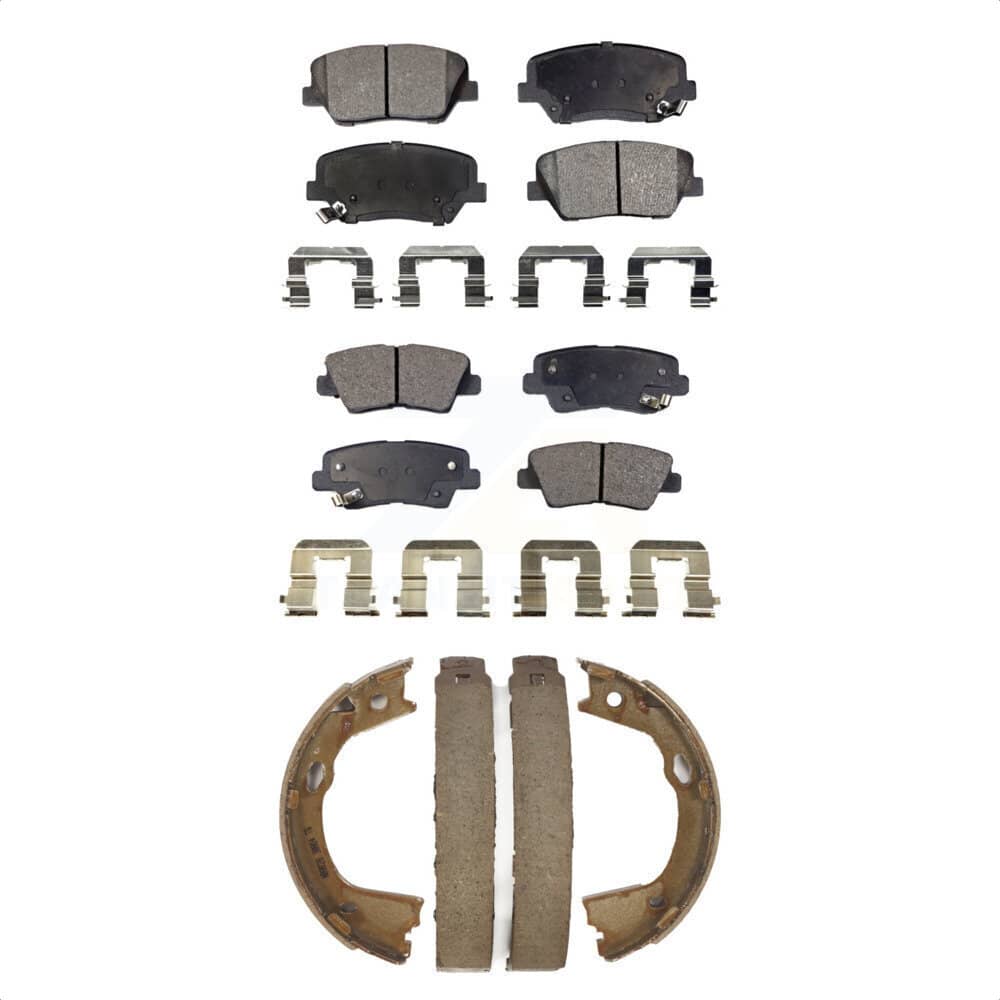 Transit Auto - KFN-100720 - Front and Rear Disc Brake Pad Kits