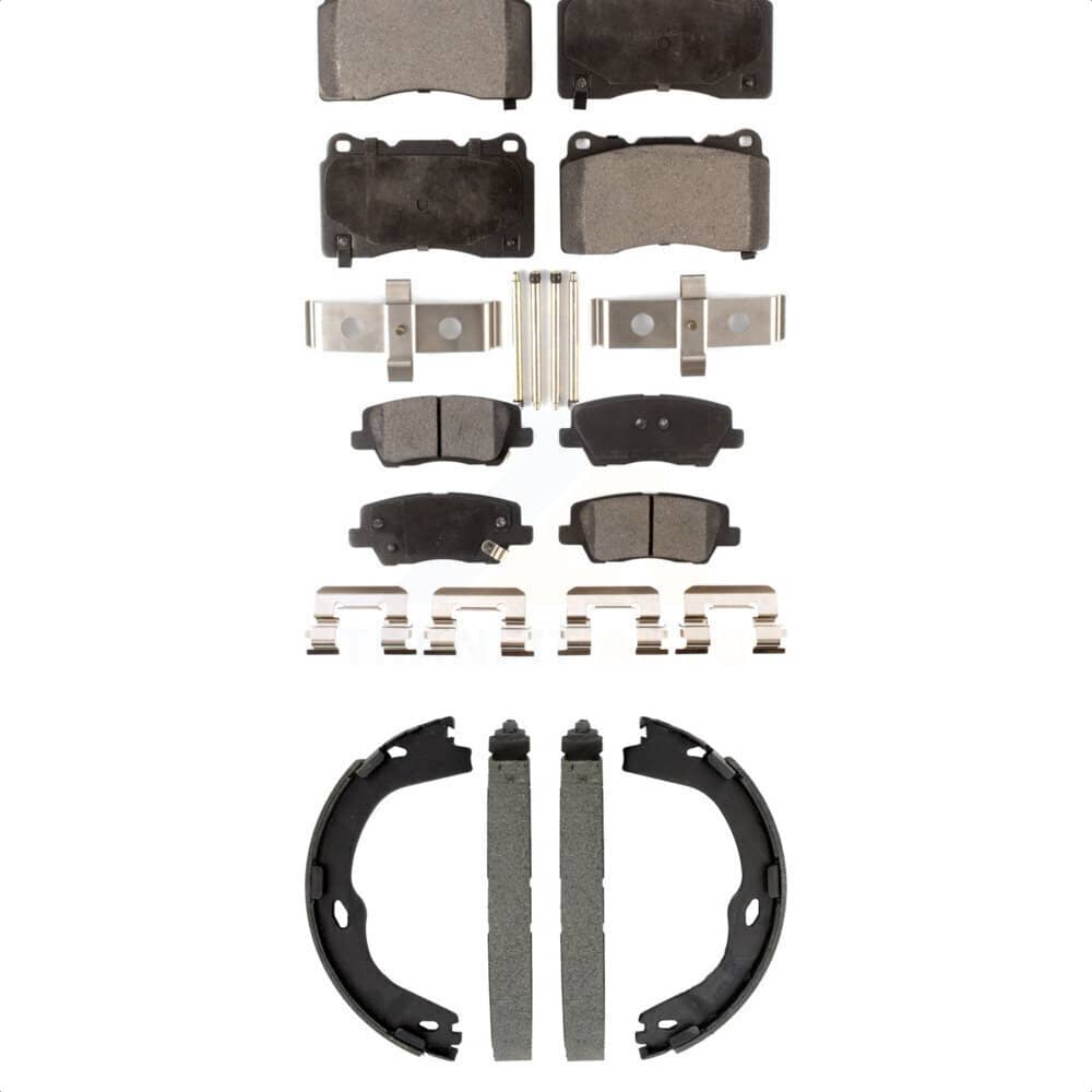Transit Auto - KFN-100881 - Front and Rear Disc Brake Pad Kits