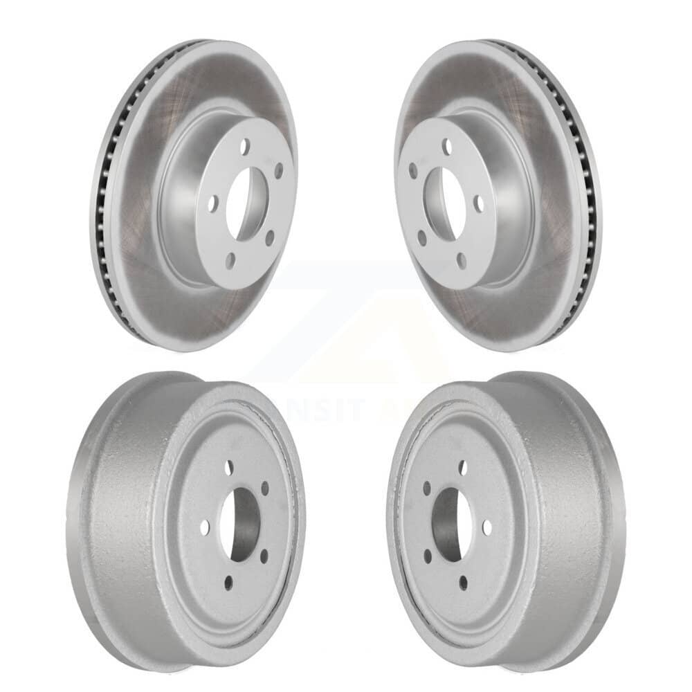 Genius - KG-101426 - Front and Rear Disc Brake Rotor and Hub Assembly Kits
