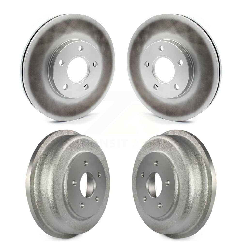 Genius - KG-101449 - Front and Rear Disc Brake Rotor and Hub Assembly Kits