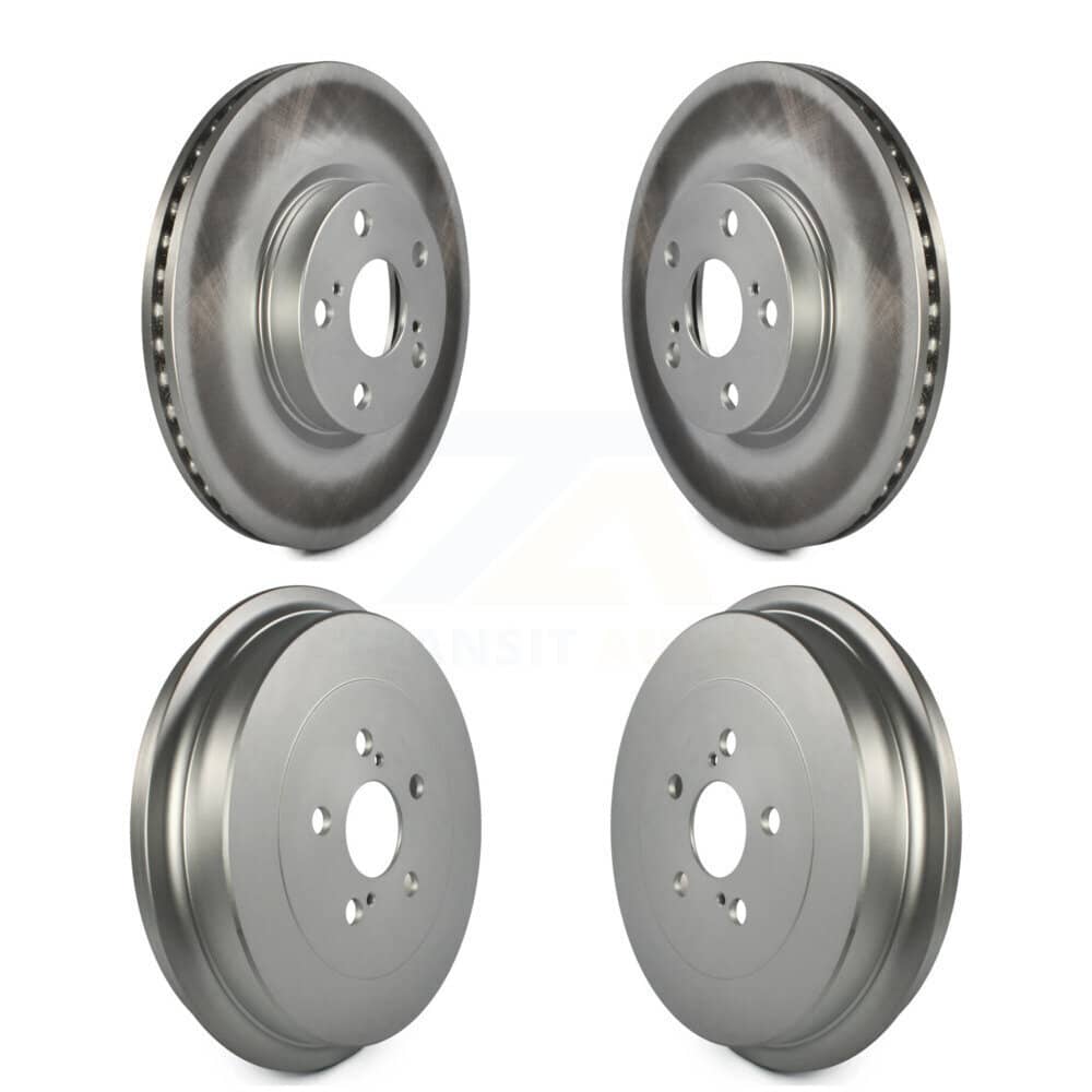 Genius - KG-101464 - Front and Rear Disc Brake Rotor and Hub Assembly Kits