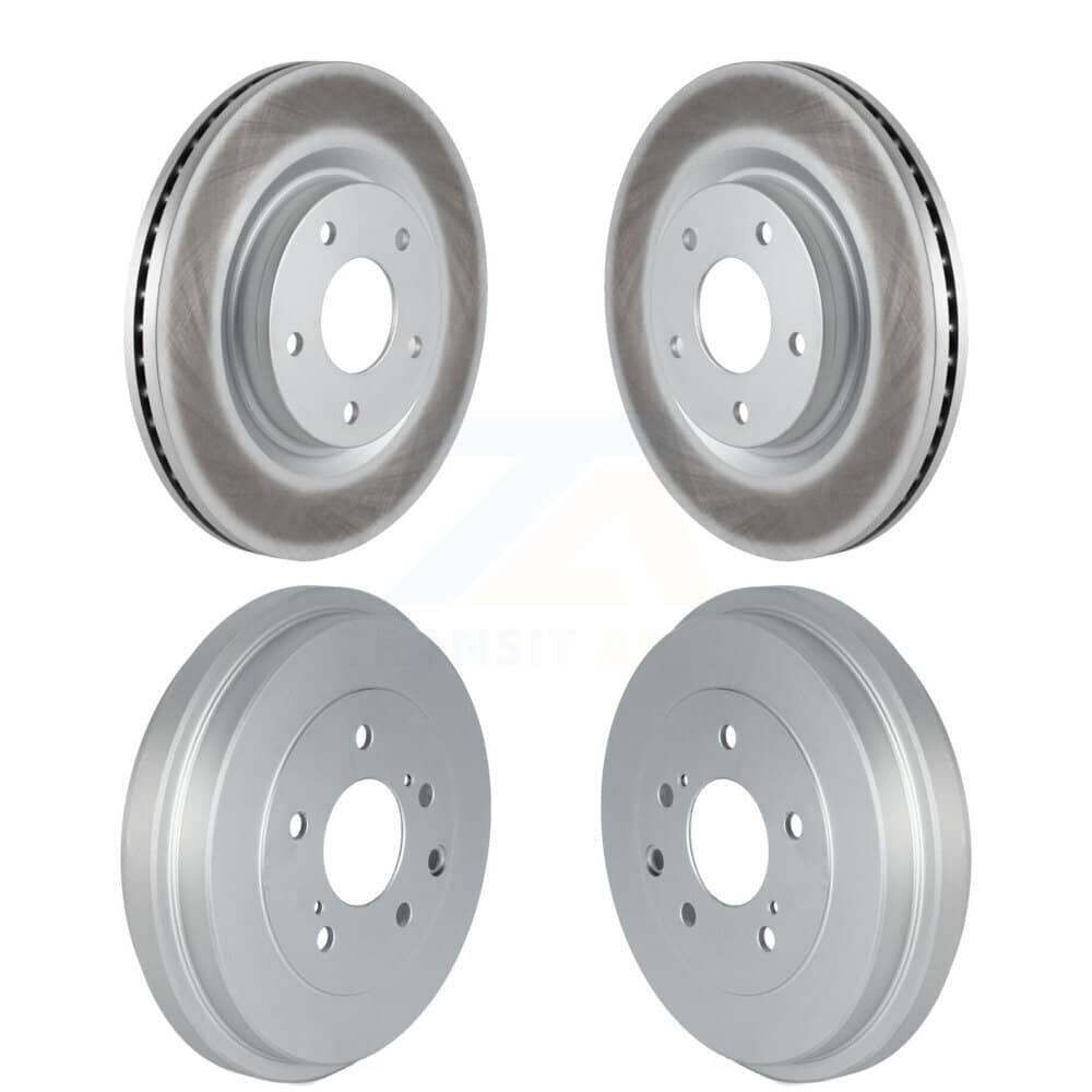 Genius - KG-101497 - Front and Rear Disc Brake Rotor and Hub Assembly Kits
