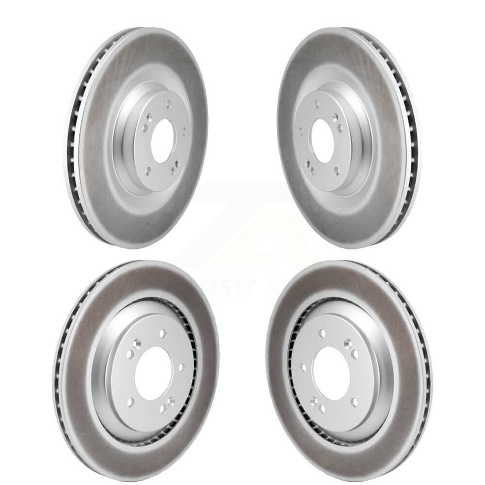 Genius - KG-101814 - Front and Rear Disc Brake Rotor Kits