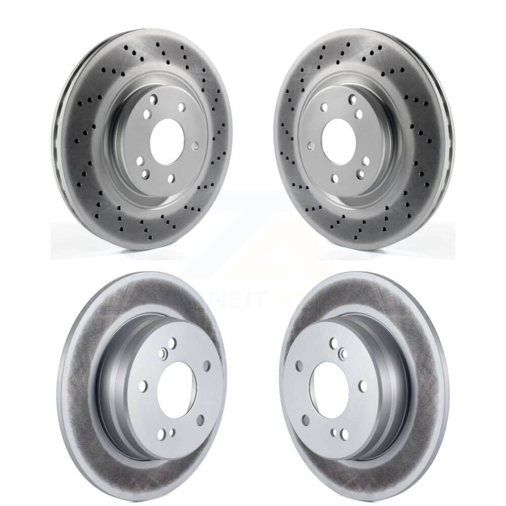 Genius - KG-102093 - Front and Rear Disc Brake Rotor Kits