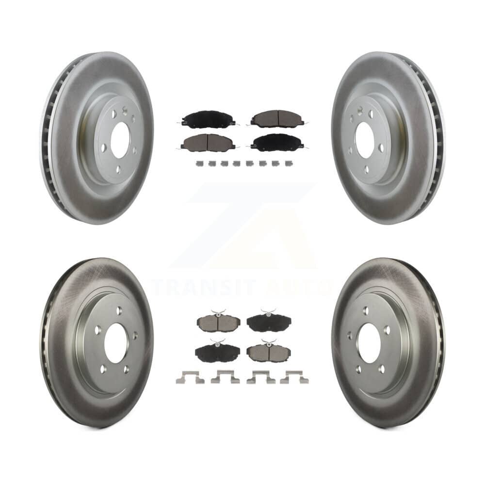 Transit Auto - KGC-100751 - Front and Rear Disc Brake Kits