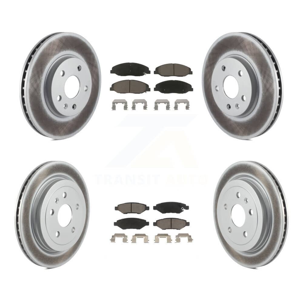 Transit Auto - KGC-101078 - Front and Rear Disc Brake Kits