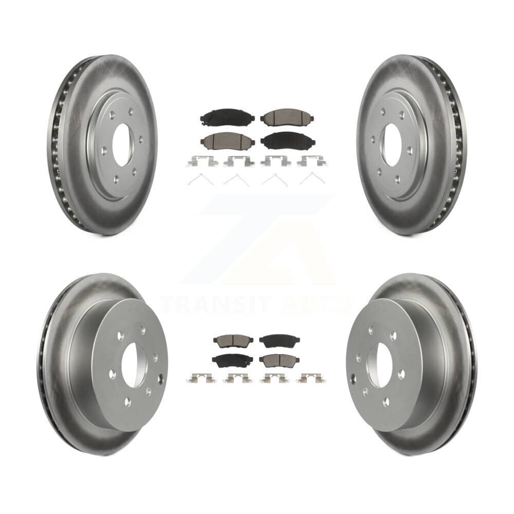 Transit Auto - KGC-101095 - Front and Rear Disc Brake Kits