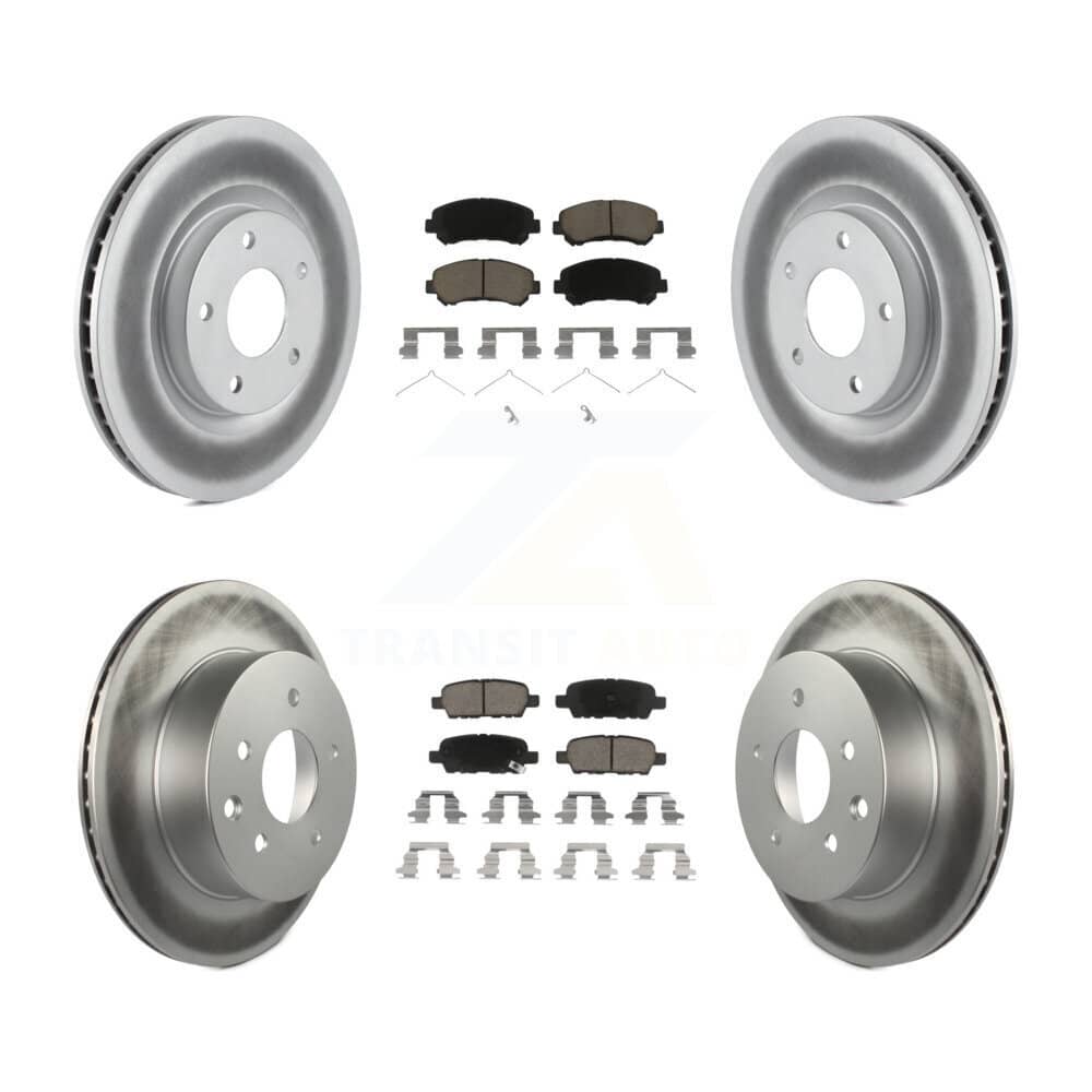 Transit Auto - KGC-101166 - Front and Rear Disc Brake Kits