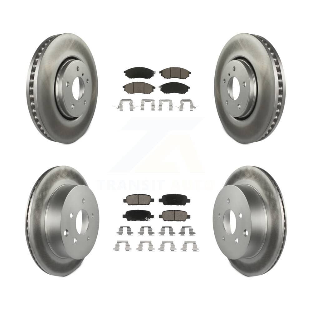 Transit Auto - KGC-101177 - Front and Rear Disc Brake Kits