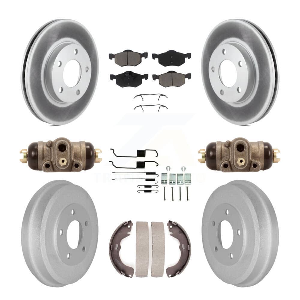 Transit Auto - KGC-102073 - Front and Rear Disc Brake Kits