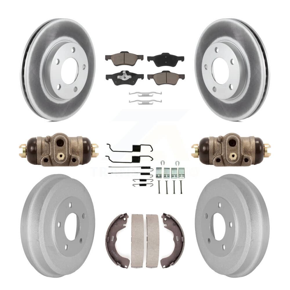 Transit Auto - KGC-103807 - Front and Rear Disc Brake Kits