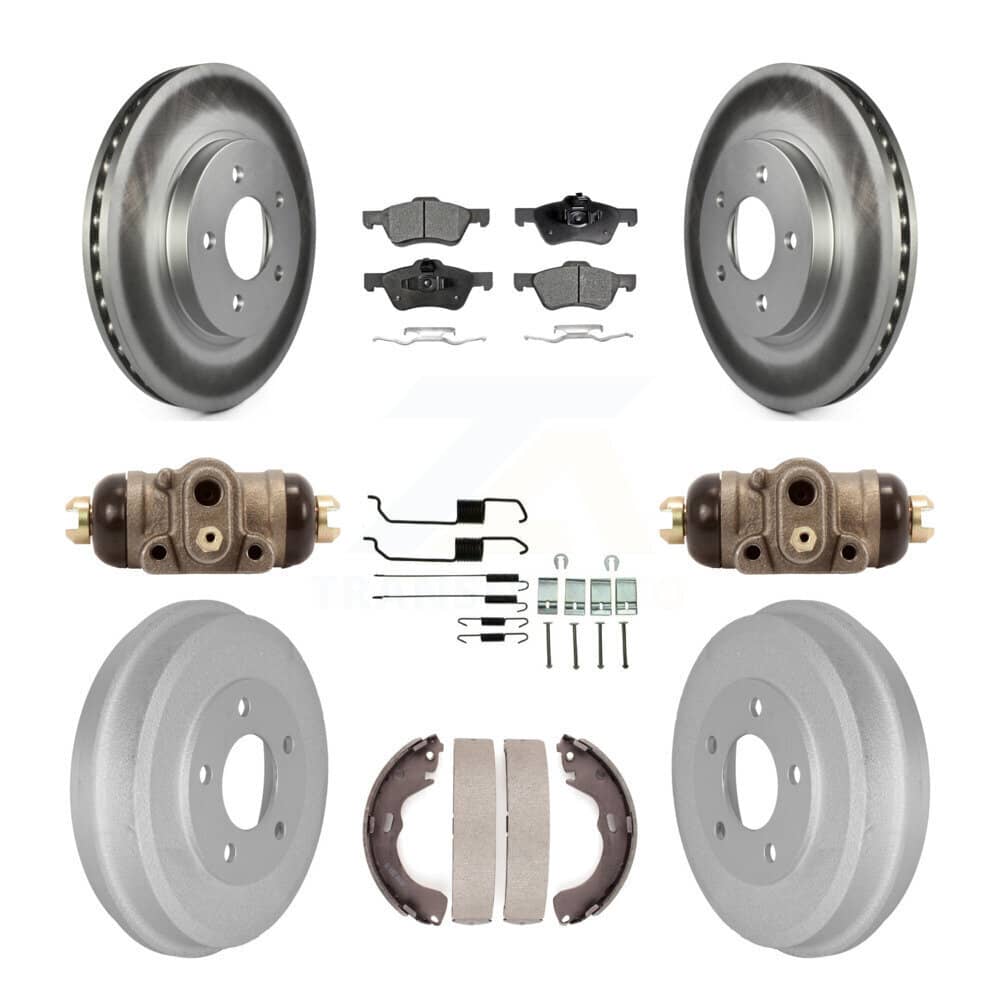 Transit Auto - KGF-101750 - Front and Rear Disc Brake Kits