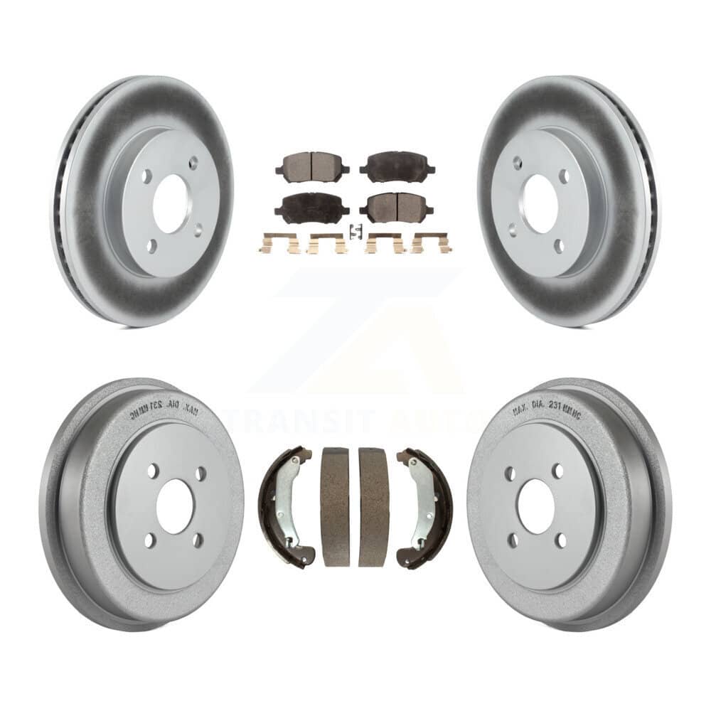 Transit Auto - KGF-102381 - Front and Rear Disc Brake Kits