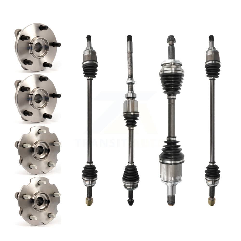 Kugel - KN7-100497 - Front and Rear CV Axle Shaft Kits