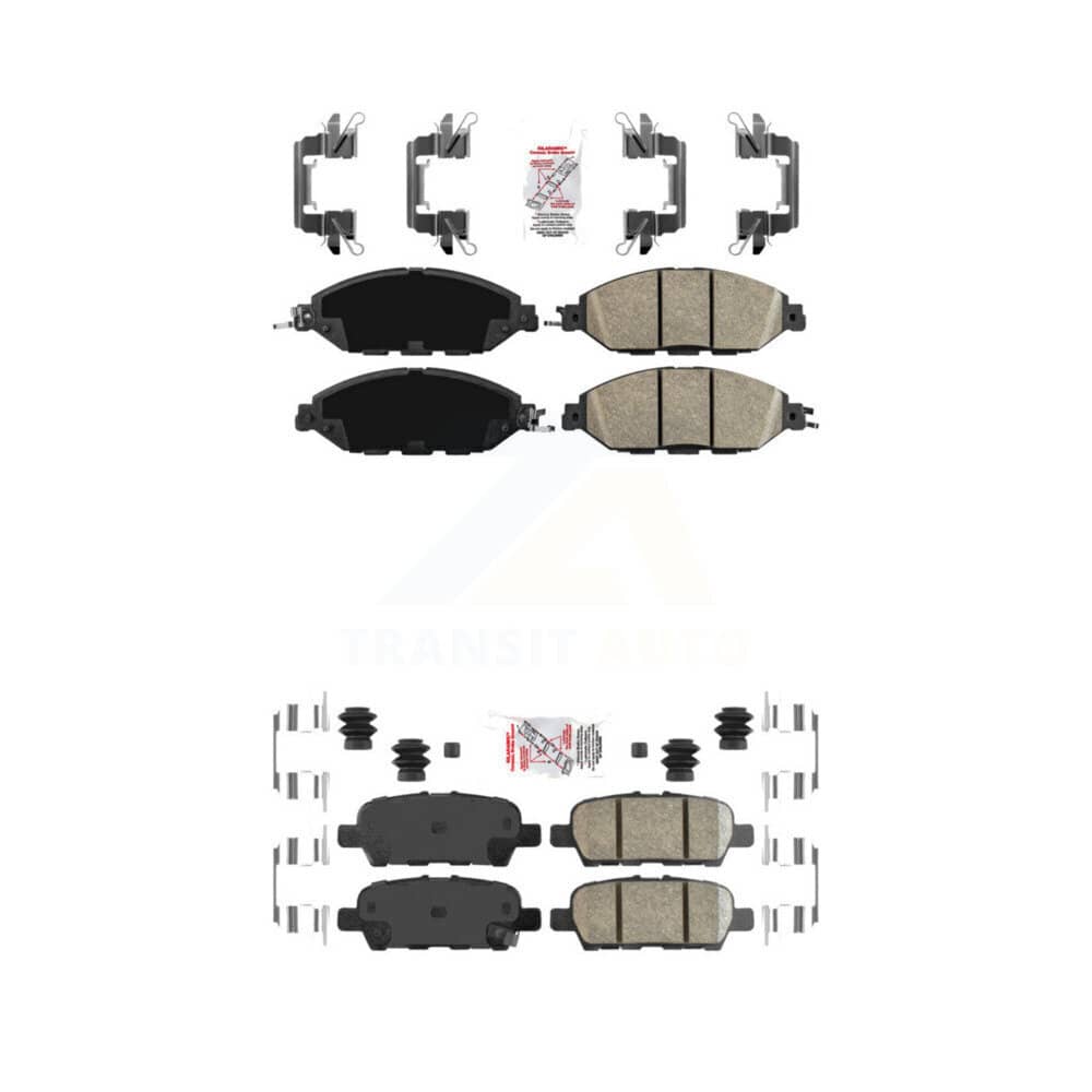 AmeriBRAKES - KNF-100007 - Front and Rear Disc Brake Pad Kits