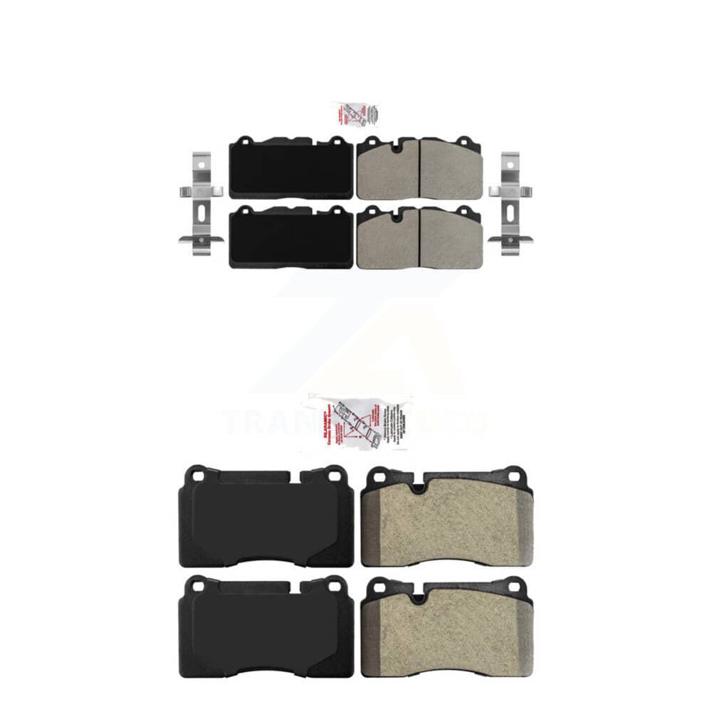 AmeriBRAKES - KNF-100052 - Front and Rear Disc Brake Pad Kits
