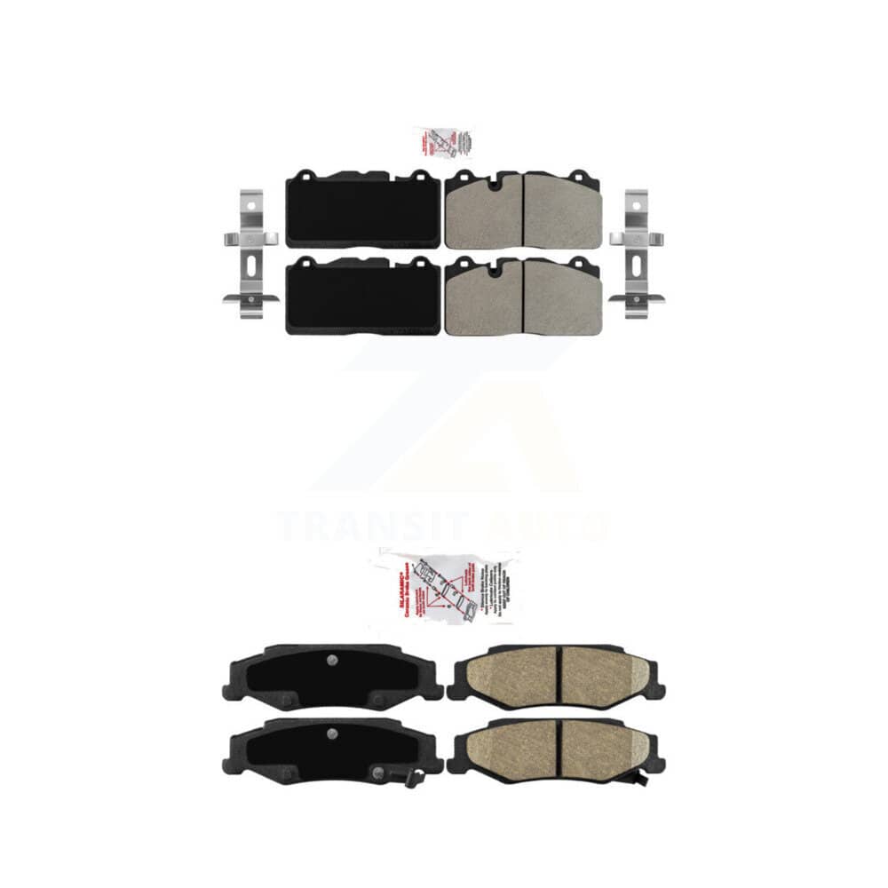 AmeriBRAKES - KNF-100053 - Front and Rear Disc Brake Pad Kits