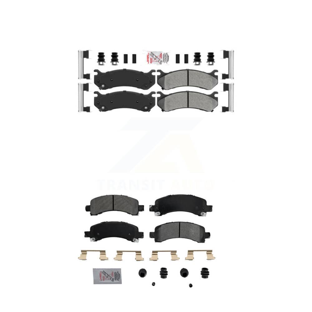 AmeriBRAKES - KNF-100071 - Front and Rear Disc Brake Pad Kits