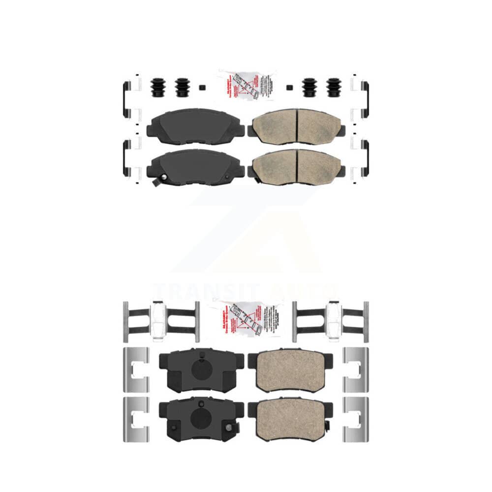 AmeriBRAKES - KNF-100102 - Front and Rear Disc Brake Pad Kits