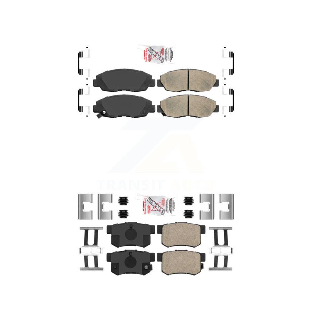 AmeriBRAKES - KNF-100103 - Front and Rear Disc Brake Pad Kits
