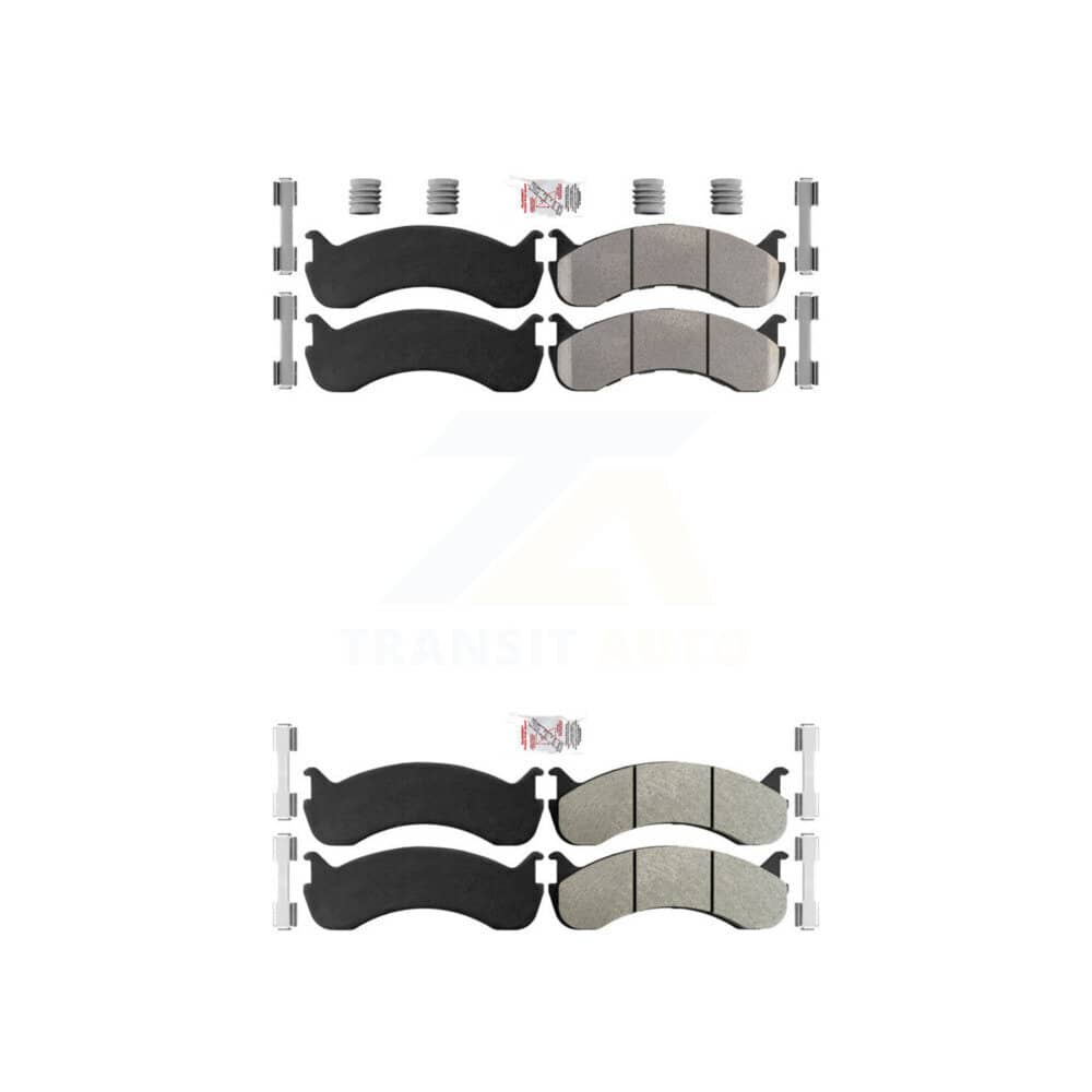 AmeriBRAKES - KNF-100116 - Front and Rear Disc Brake Pad Kits