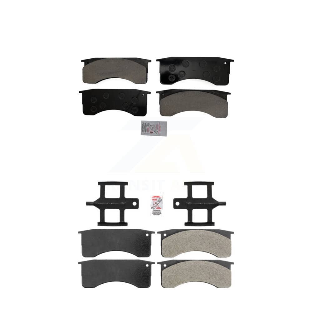 AmeriBRAKES - KNF-100123 - Front and Rear Disc Brake Pad Kits