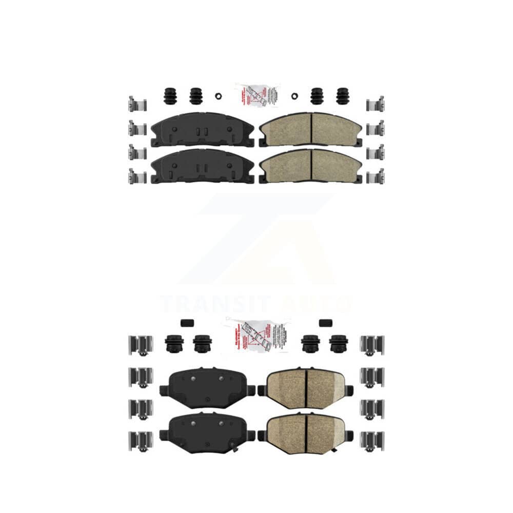 AmeriBRAKES - KNF-100149 - Front and Rear Disc Brake Pad Kits