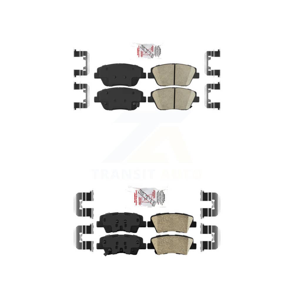AmeriBRAKES - KNF-100171 - Front and Rear Disc Brake Pad Kits