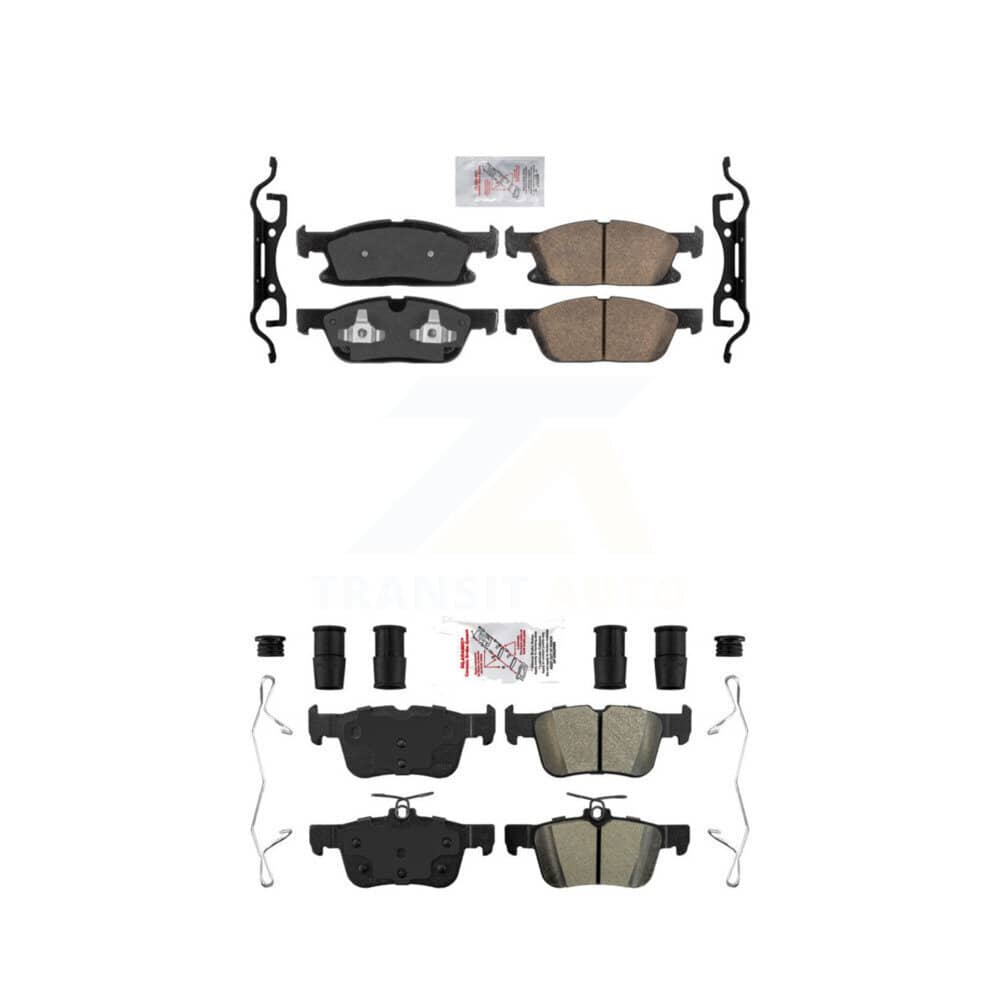 AmeriBRAKES - KNF-100234 - Front and Rear Disc Brake Pad Kits