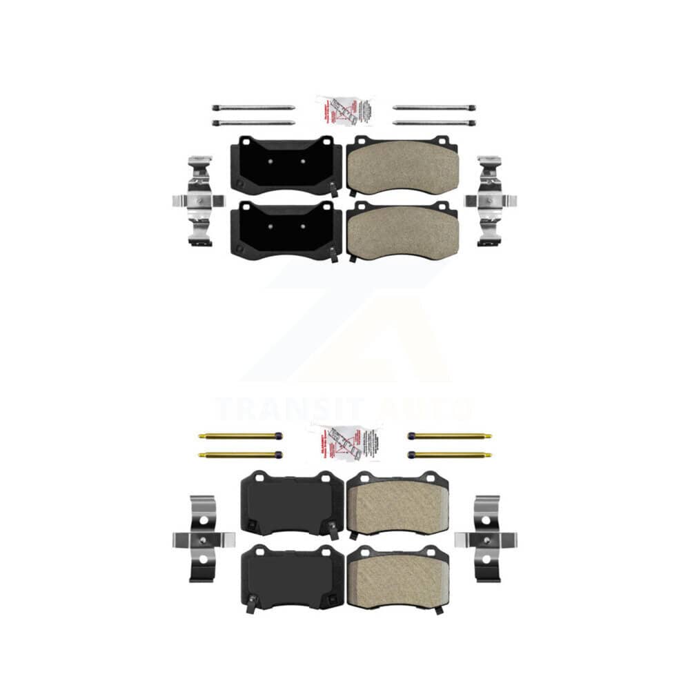 AmeriBRAKES - KNF-100327 - Front and Rear Disc Brake Pad Kits