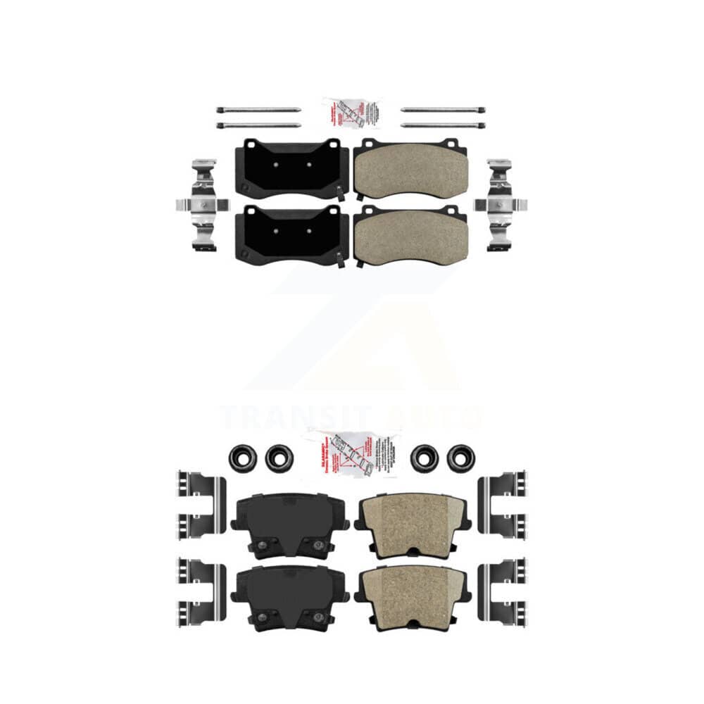 AmeriBRAKES - KNF-100350 - Front and Rear Disc Brake Pad Kits