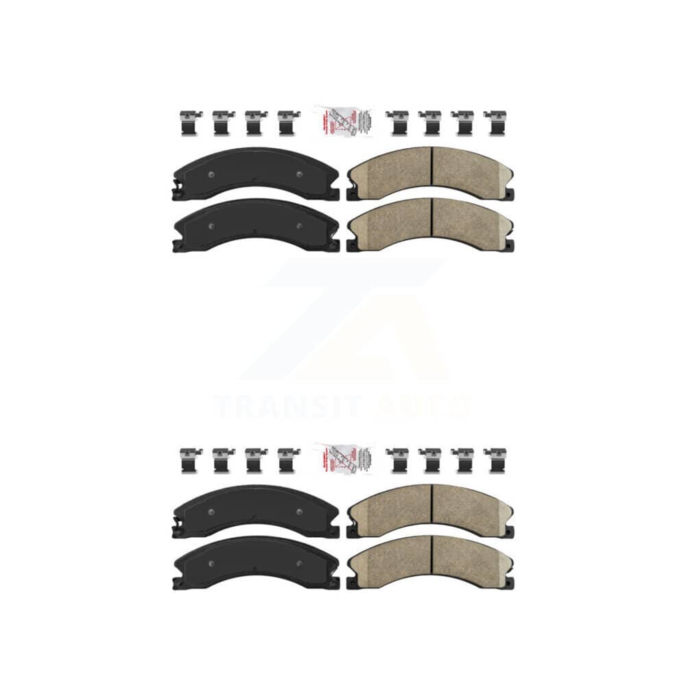 AmeriBRAKES - KNF-100361 - Front and Rear Disc Brake Pad Kits