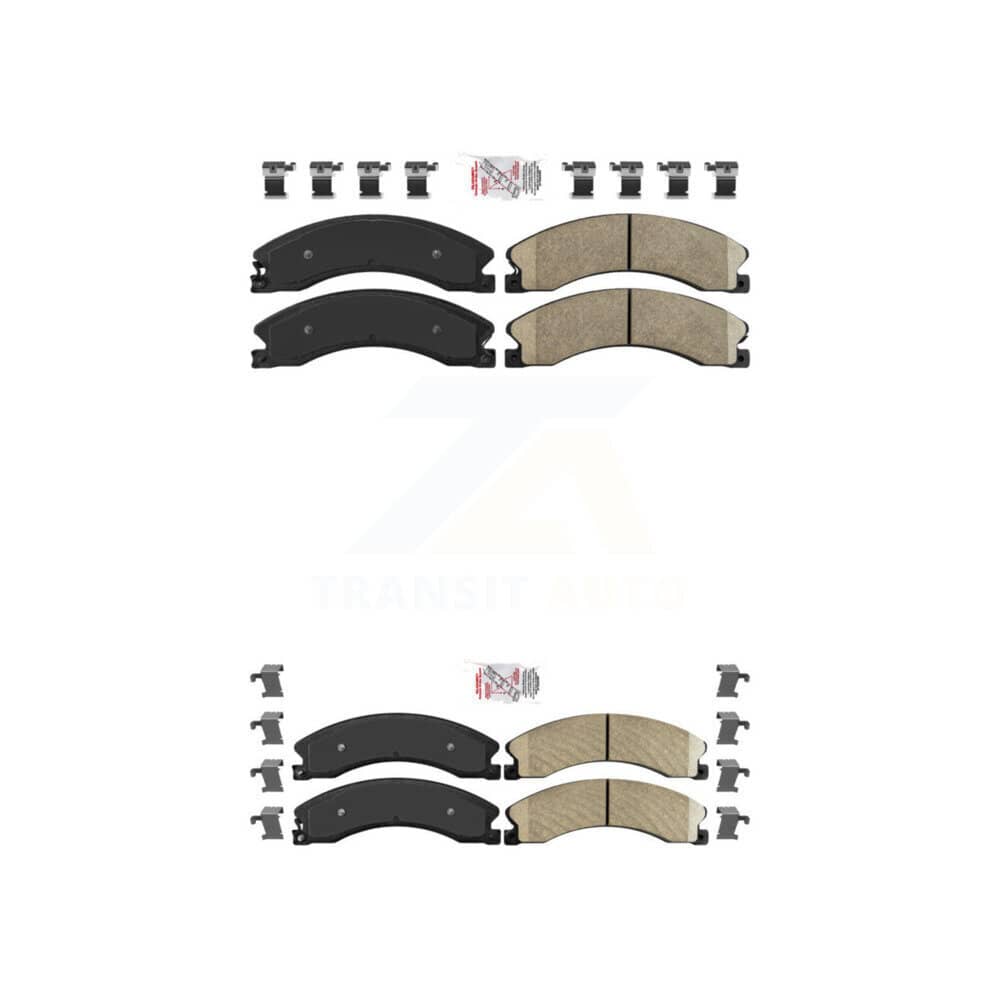 AmeriBRAKES - KNF-100381 - Front and Rear Disc Brake Pad Kits