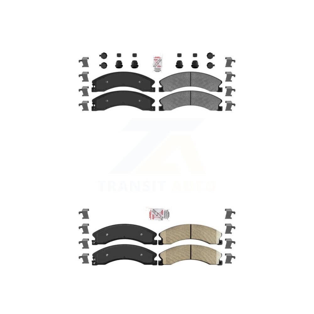 AmeriBRAKES - KNF-100382 - Front and Rear Disc Brake Pad Kits