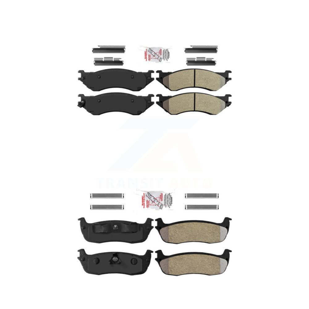 AmeriBRAKES - KNF-100461 - Front and Rear Disc Brake Pad Kits