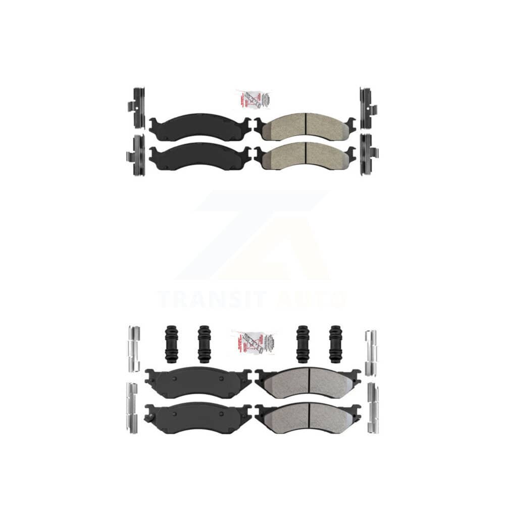 AmeriBRAKES - KNF-100462 - Front and Rear Disc Brake Pad Kits