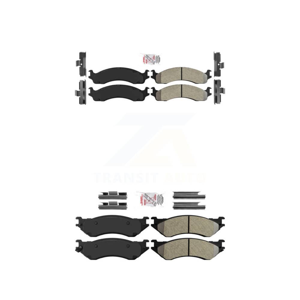 AmeriBRAKES - KNF-100463 - Front and Rear Disc Brake Pad Kits