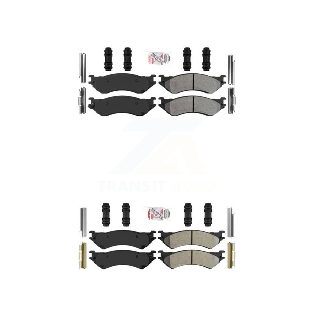AmeriBRAKES - KNF-100475 - Front and Rear Disc Brake Pad Kits